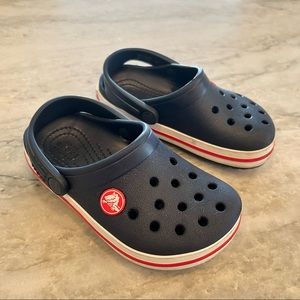 Navy Crocs size 8c